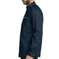 Carhartt Rugged Professional Series Long Sleeve Shirt, Navy, Left Sleeve view