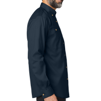 Carhartt Rugged Professional Series Long Sleeve Shirt, Navy, Right Sleeve view