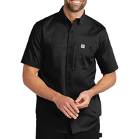 Carhartt Rugged Professional Series Short Sleeve Shirt, Black, Front view
