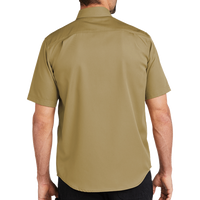 Carhartt Rugged Professional Series Short Sleeve Shirt, Dark Khaki, Back view