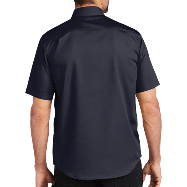 Carhartt Rugged Professional Series Short Sleeve Shirt, Navy, Back view