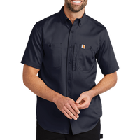 Carhartt Rugged Professional Series Short Sleeve Shirt, Navy, Front view