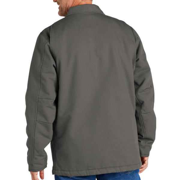 Carhartt Sherpa Lined Coat, Gravel, Back view