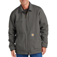 Carhartt Sherpa Lined Coat, Gravel, Front view