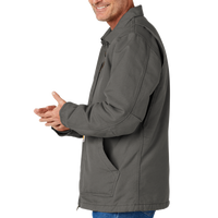Carhartt Sherpa Lined Coat, Gravel, Left Sleeve view