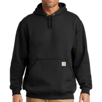 Carhartt Tall Midweight Hooded Sweatshirt, Black, Front view