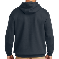 Carhartt Tall Midweight Hooded Sweatshirt, New Navy, Back view