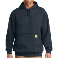 Carhartt Tall Midweight Hooded Sweatshirt, New Navy, Front view