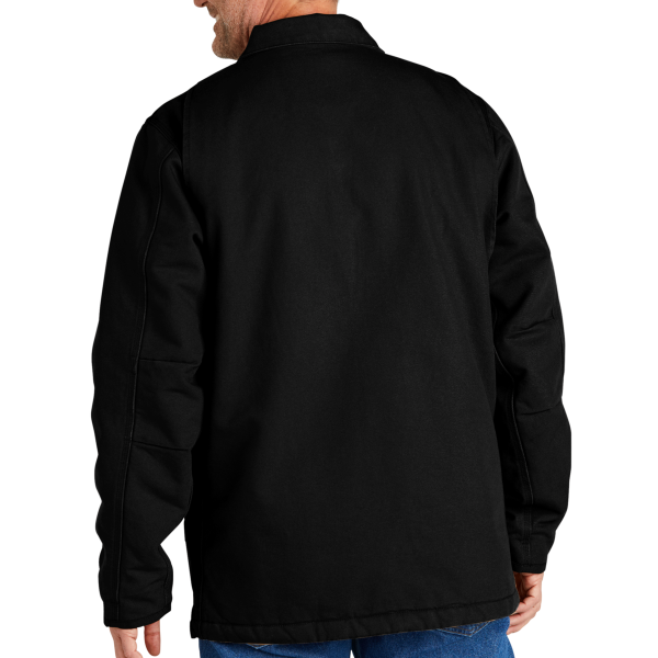 Carhartt Tall Sherpa Lined Coat, Black, Back view