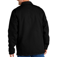 Carhartt Tall Sherpa Lined Coat, Black, Back view