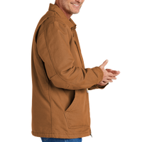 Carhartt Tall Sherpa Lined Coat, Carhartt Brown, Right Sleeve view