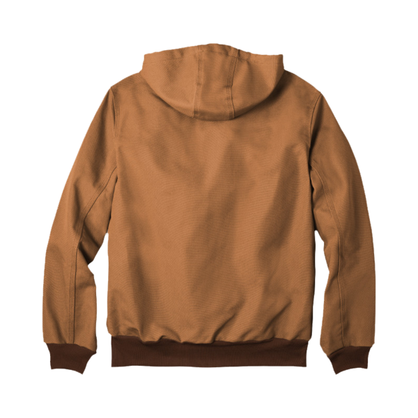 Carhartt Tall Thermal Lined Duck Active Jac, Carhartt Brown, Back view