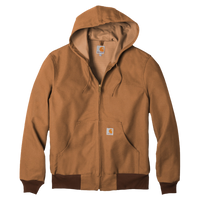 Carhartt Tall Thermal Lined Duck Active Jac, Carhartt Brown, Front view