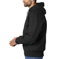 Carhartt Tall Washed Duck Active Jac, Black, Left Sleeve view