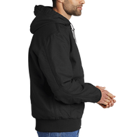 Carhartt Tall Washed Duck Active Jac, Black, Right Sleeve view