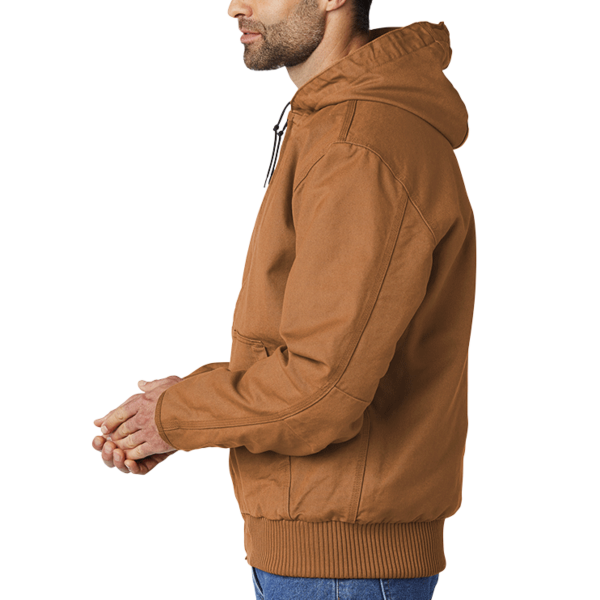 Carhartt Tall Washed Duck Active Jac, Carhartt Brown, Left Sleeve view