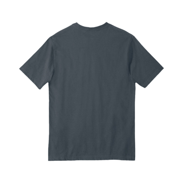 Carhartt Tall Workwear Pocket Short Sleeve T Shirt, Bluestone, Back view