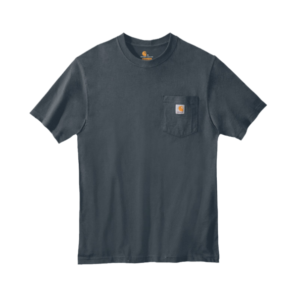 Carhartt Tall Workwear Pocket Short Sleeve T Shirt, Bluestone, Front view