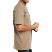 Carhartt Tall Workwear Pocket Short Sleeve T Shirt, Desert, Right Sleeve view