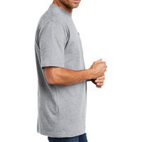 Carhartt Tall Workwear Pocket Short Sleeve T Shirt, Heather Grey, Right Sleeve view