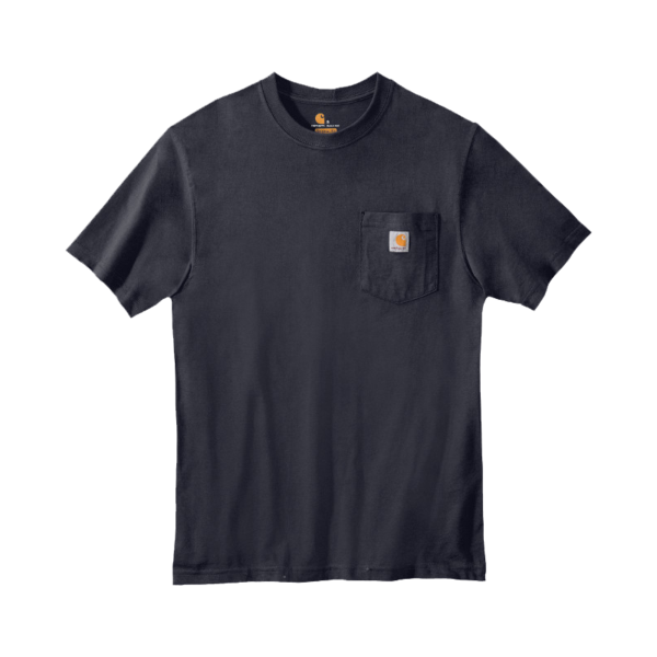Carhartt Tall Workwear Pocket Short Sleeve T Shirt, Navy, Front view