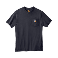 Carhartt Tall Workwear Pocket Short Sleeve T Shirt, Navy, Front view