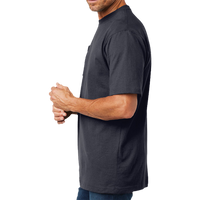 Carhartt Tall Workwear Pocket Short Sleeve T Shirt, Navy, Left Sleeve view
