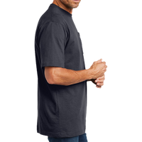 Carhartt Tall Workwear Pocket Short Sleeve T Shirt, Navy, Right Sleeve view