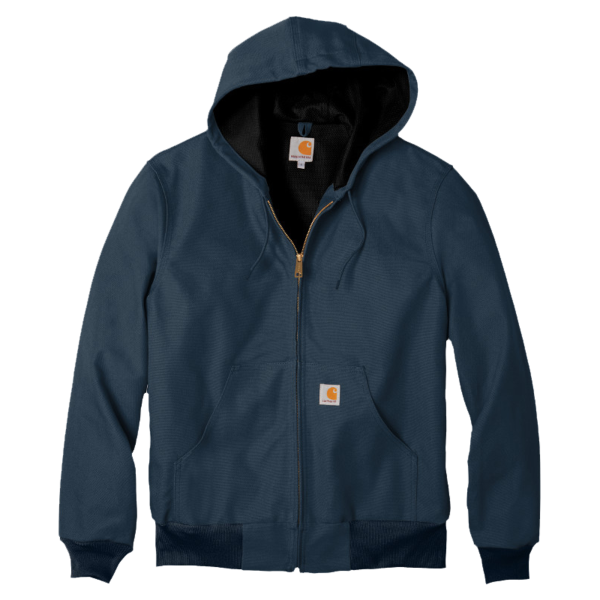 Carhartt Thermal Lined Duck Active Jac, Dark Navy, Front view
