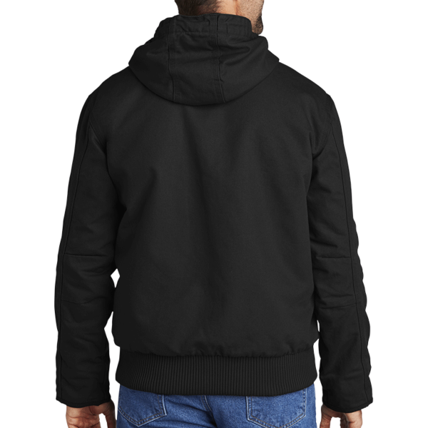 Carhartt Washed Duck Active Jac, Black, Back view