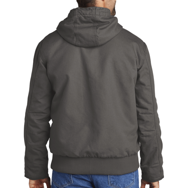 Carhartt Washed Duck Active Jac, Gravel, Back view