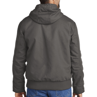 Carhartt Washed Duck Active Jac, Gravel, Back view