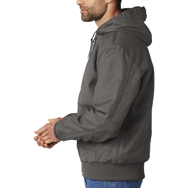 Carhartt Washed Duck Active Jac, Gravel, Left Sleeve view
