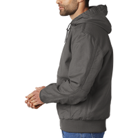 Carhartt Washed Duck Active Jac, Gravel, Left Sleeve view