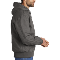 Carhartt Washed Duck Active Jac, Gravel, Right Sleeve view