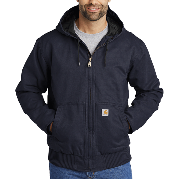 Carhartt Washed Duck Active Jac, Navy, Front view