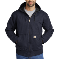 Carhartt Washed Duck Active Jac, Navy, Front view