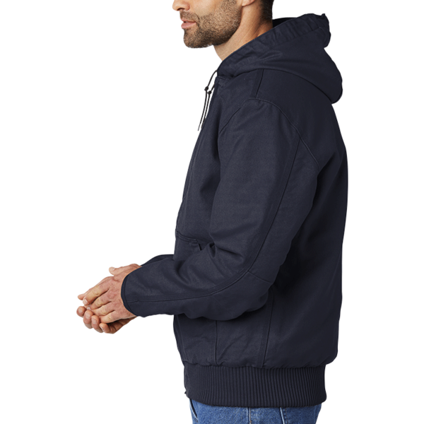 Carhartt Washed Duck Active Jac, Navy, Left Sleeve view
