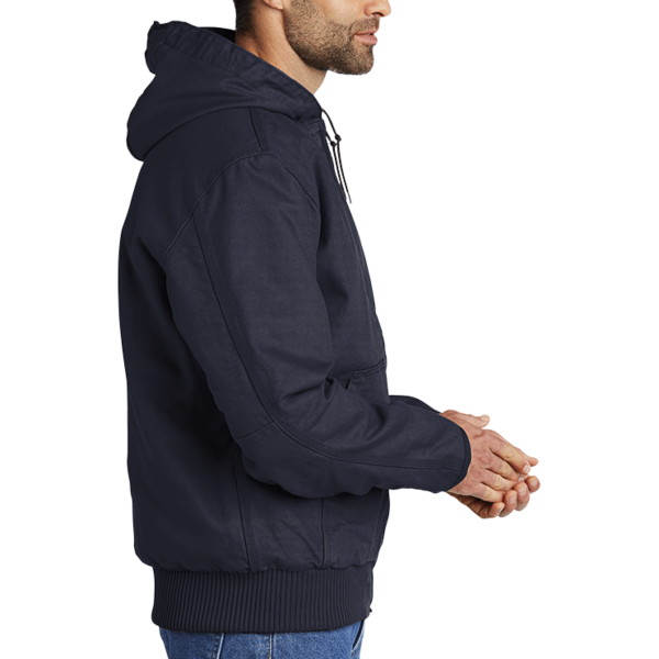 Carhartt Washed Duck Active Jac, Navy, Right Sleeve view