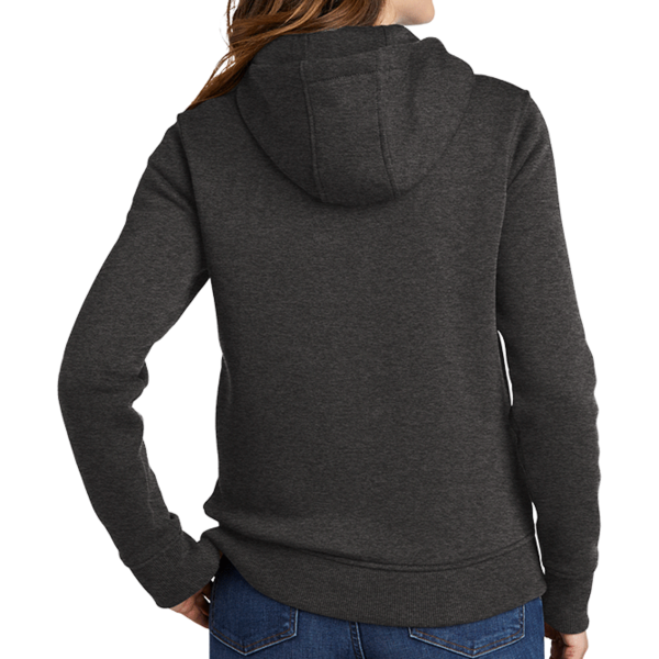Carhartt Women's Clarksburg Full Zip Hoodie, Carbon Heather, Back view
