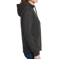 Carhartt Women's Clarksburg Full Zip Hoodie, Carbon Heather, Right Sleeve view