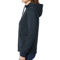 Carhartt Women's Clarksburg Full Zip Hoodie, Navy, Left Sleeve view