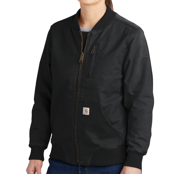 Carhartt Women's Rugged Flex ® Crawford Jacket, Black, Front view