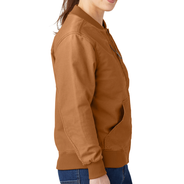 Carhartt Women's Rugged Flex ® Crawford Jacket, Carhartt Brown, Right Sleeve view
