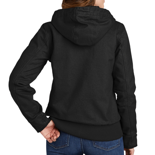 Carhartt Women's Washed Duck Active Jac, Black, Back view