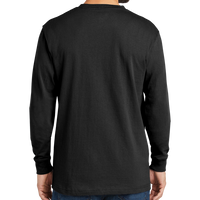 Carhartt Workwear Pocket Long Sleeve T Shirt, Black, Back view