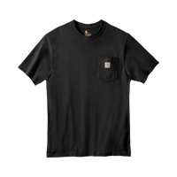 Carhartt Workwear Pocket Short Sleeve T Shirt, Black, Front view