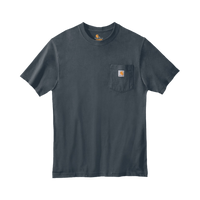 Carhartt Workwear Pocket Short Sleeve T Shirt, Bluestone, Front view