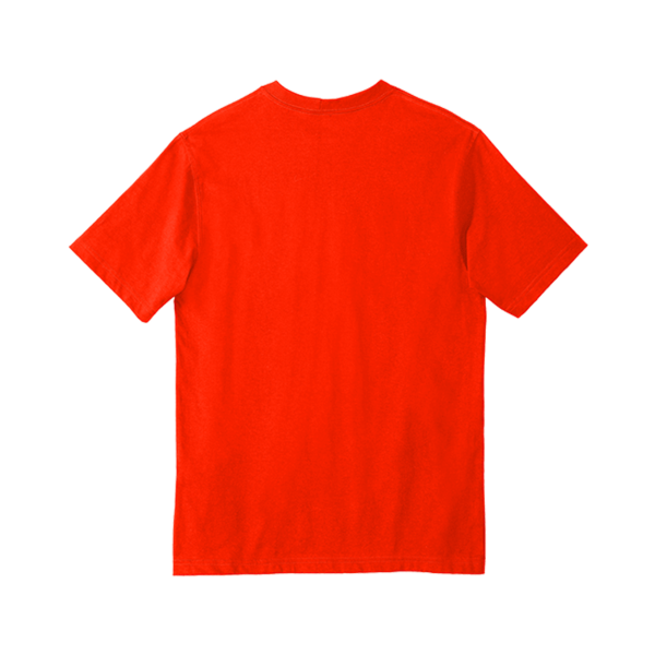 Carhartt Workwear Pocket Short Sleeve T Shirt, Brite Orange, Back view