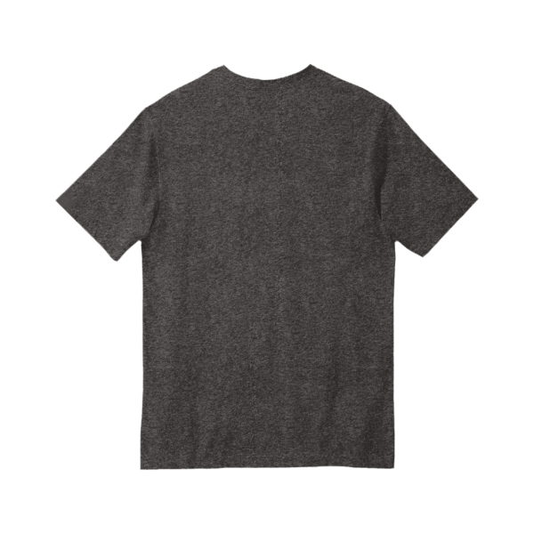 Carhartt Workwear Pocket Short Sleeve T Shirt, Carbon Heather, Back view